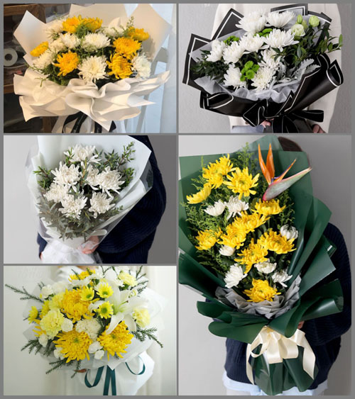 广东江门市恩平市沙湖镇圣园村白事花束代送